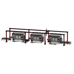 One tow three gantry truss manipulator